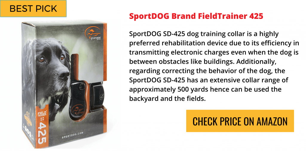SportDog SD-425 Remote Best Dog Training Collars